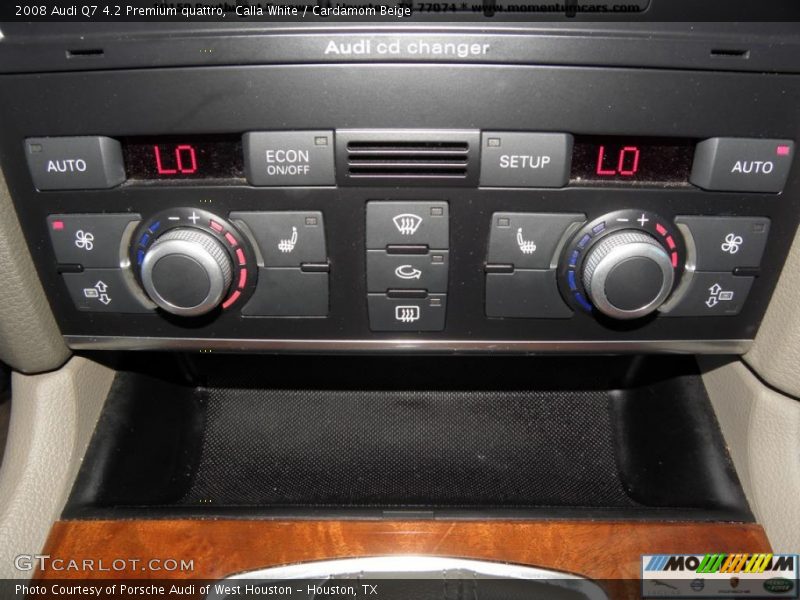 Controls of 2008 Q7 4.2 Premium quattro