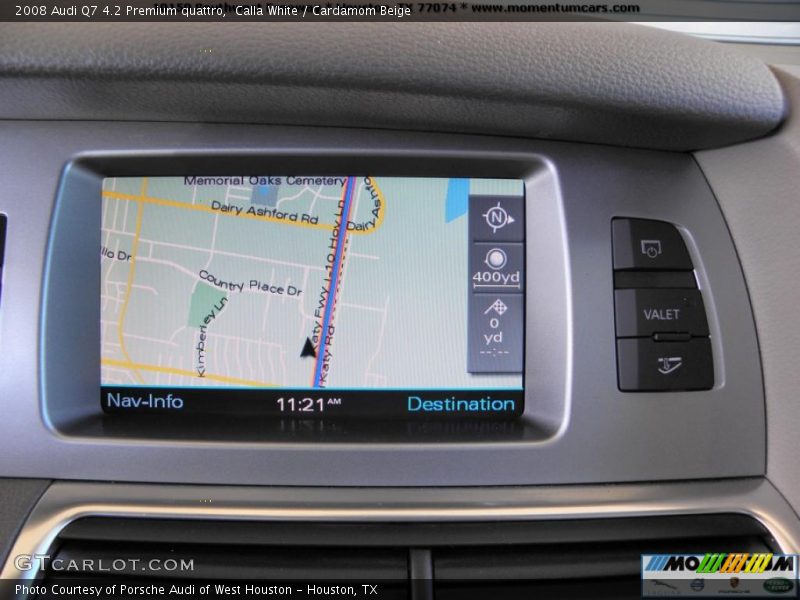 Navigation of 2008 Q7 4.2 Premium quattro