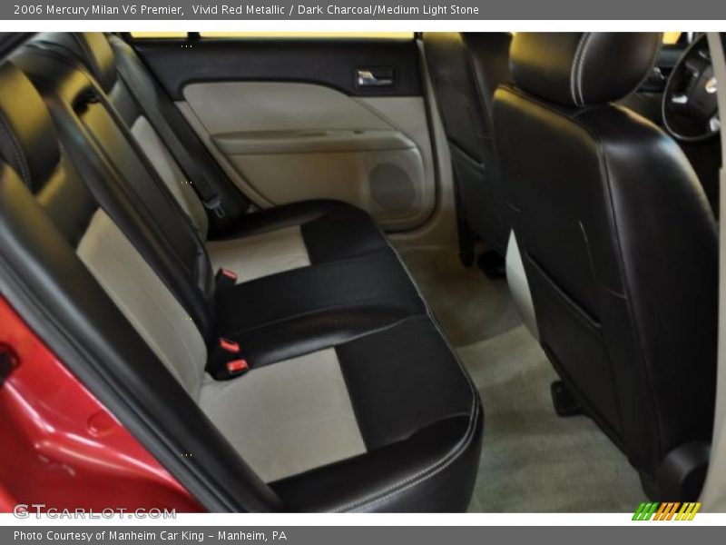 Vivid Red Metallic / Dark Charcoal/Medium Light Stone 2006 Mercury Milan V6 Premier