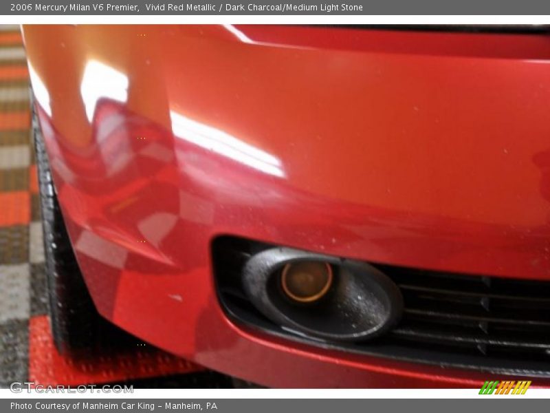 Vivid Red Metallic / Dark Charcoal/Medium Light Stone 2006 Mercury Milan V6 Premier
