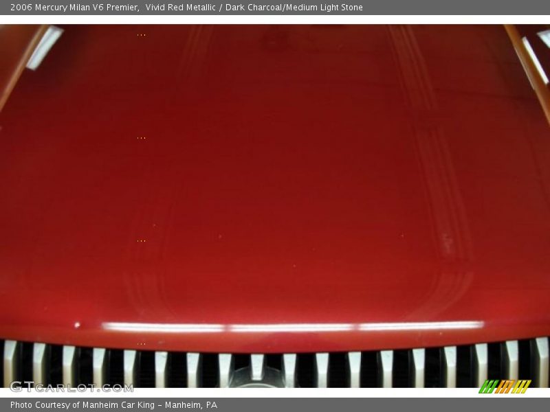 Vivid Red Metallic / Dark Charcoal/Medium Light Stone 2006 Mercury Milan V6 Premier