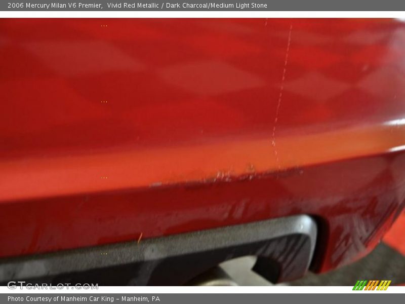 Vivid Red Metallic / Dark Charcoal/Medium Light Stone 2006 Mercury Milan V6 Premier