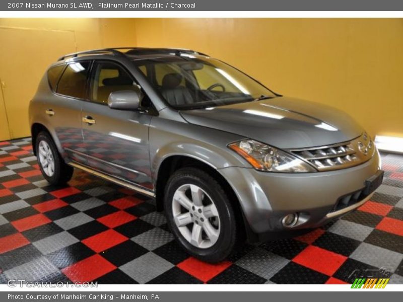 Platinum Pearl Matallic / Charcoal 2007 Nissan Murano SL AWD