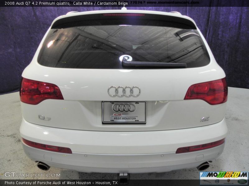 Calla White / Cardamom Beige 2008 Audi Q7 4.2 Premium quattro