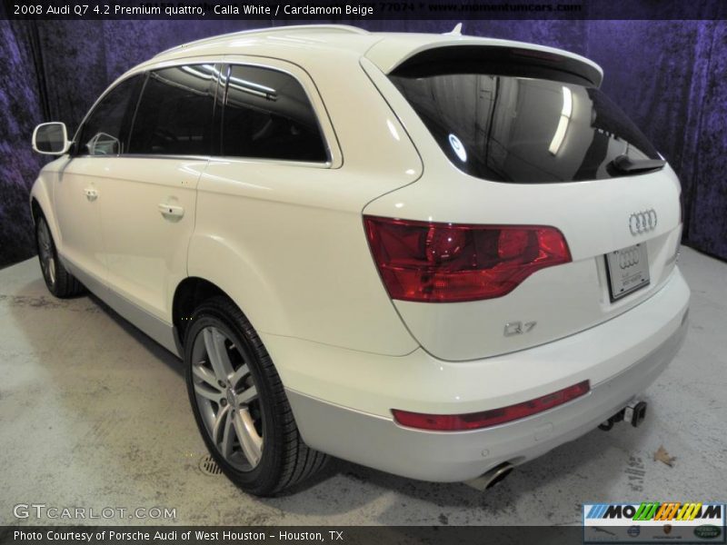 Calla White / Cardamom Beige 2008 Audi Q7 4.2 Premium quattro