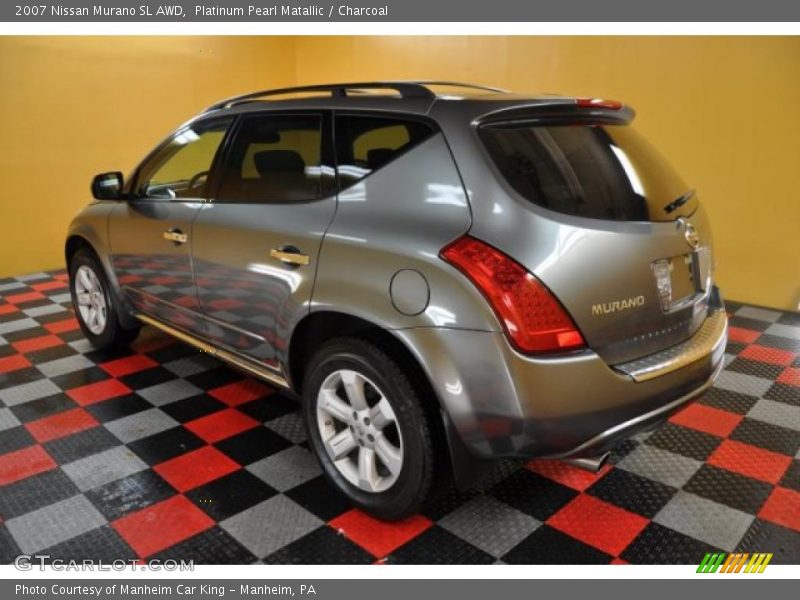 Platinum Pearl Matallic / Charcoal 2007 Nissan Murano SL AWD