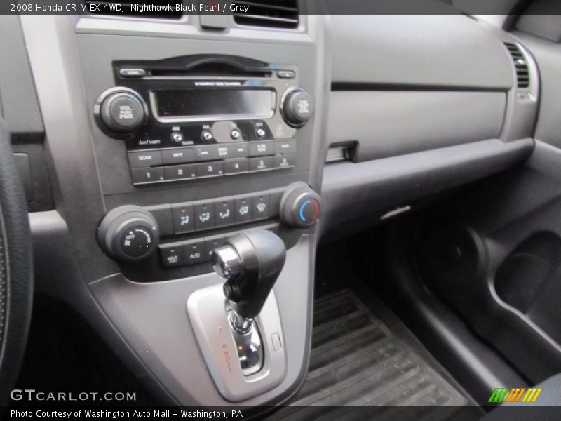 Nighthawk Black Pearl / Gray 2008 Honda CR-V EX 4WD