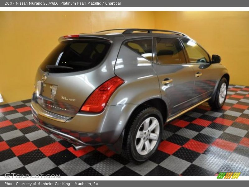 Platinum Pearl Matallic / Charcoal 2007 Nissan Murano SL AWD
