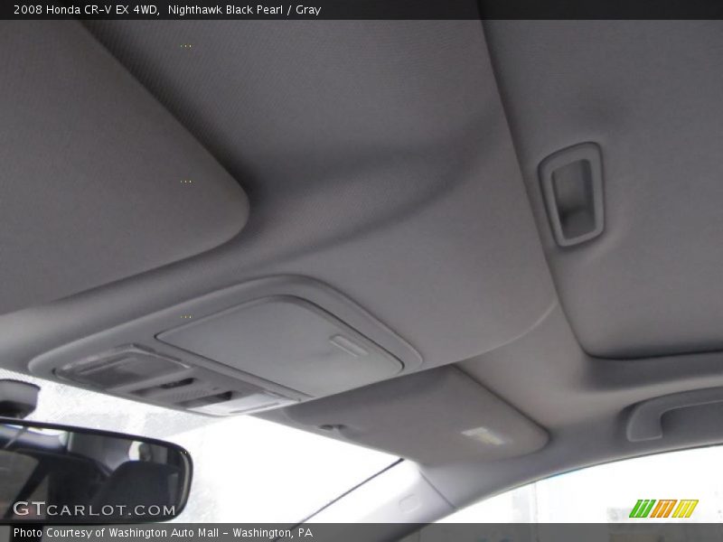 Nighthawk Black Pearl / Gray 2008 Honda CR-V EX 4WD