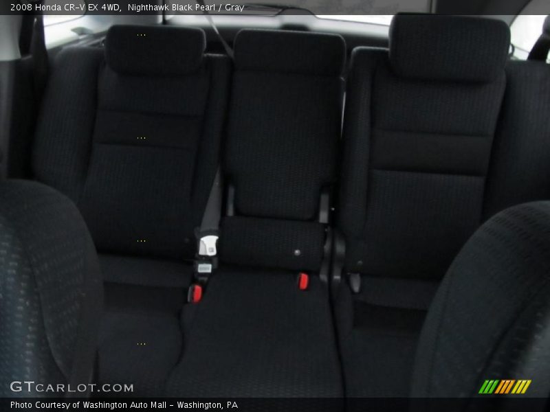 Nighthawk Black Pearl / Gray 2008 Honda CR-V EX 4WD