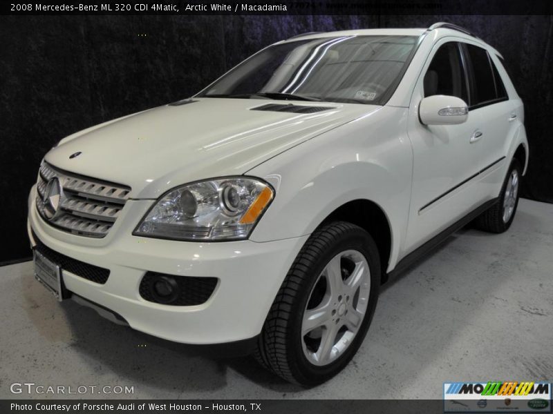 Arctic White / Macadamia 2008 Mercedes-Benz ML 320 CDI 4Matic