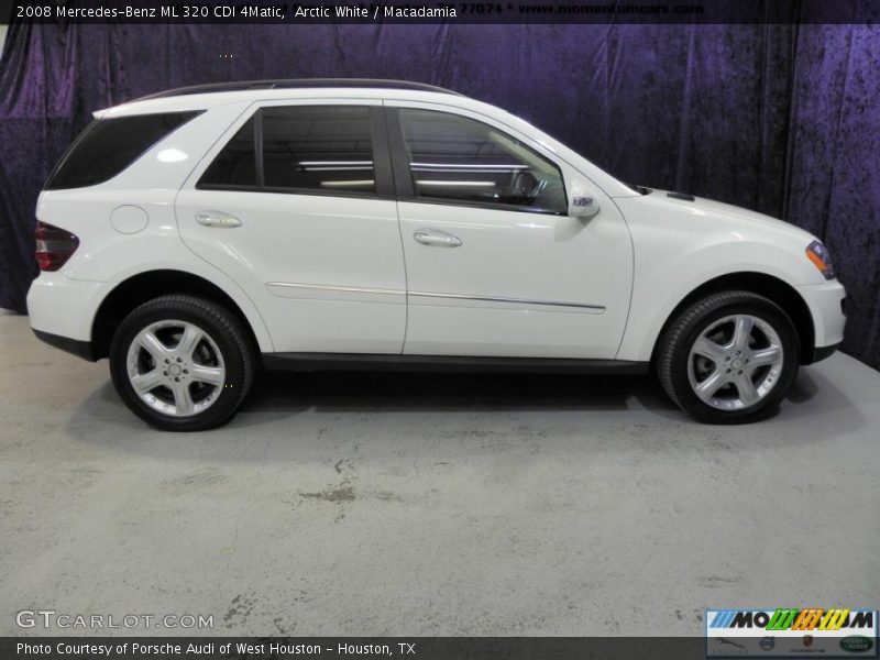Arctic White / Macadamia 2008 Mercedes-Benz ML 320 CDI 4Matic