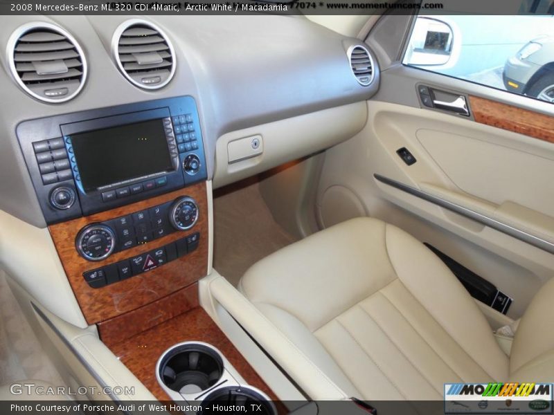 Arctic White / Macadamia 2008 Mercedes-Benz ML 320 CDI 4Matic