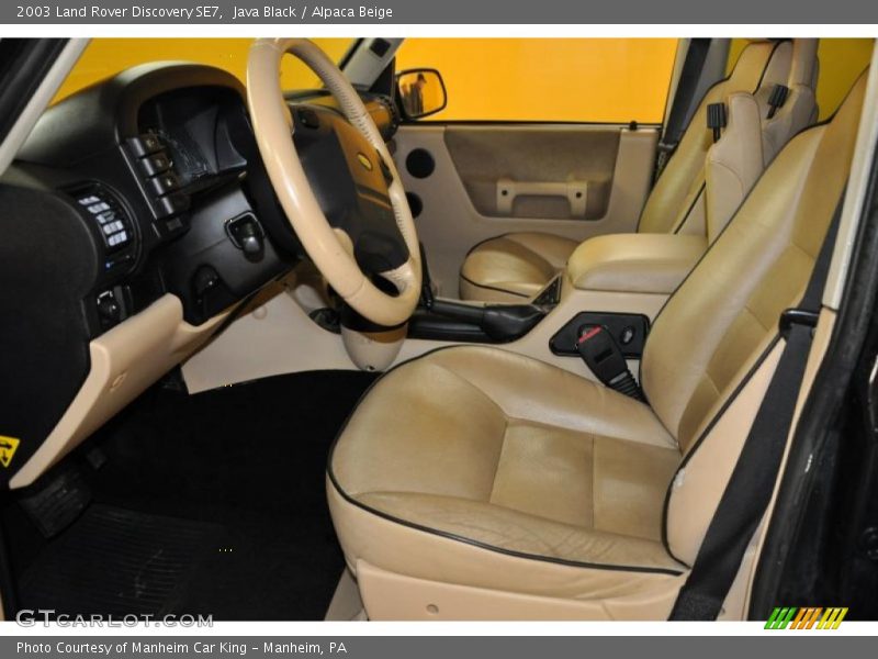  2003 Discovery SE7 Alpaca Beige Interior