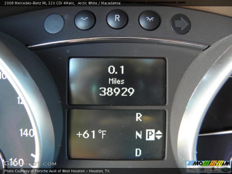 Arctic White / Macadamia 2008 Mercedes-Benz ML 320 CDI 4Matic