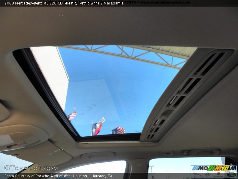 Arctic White / Macadamia 2008 Mercedes-Benz ML 320 CDI 4Matic