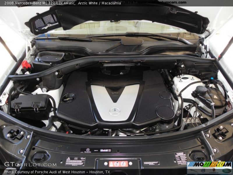 Arctic White / Macadamia 2008 Mercedes-Benz ML 320 CDI 4Matic