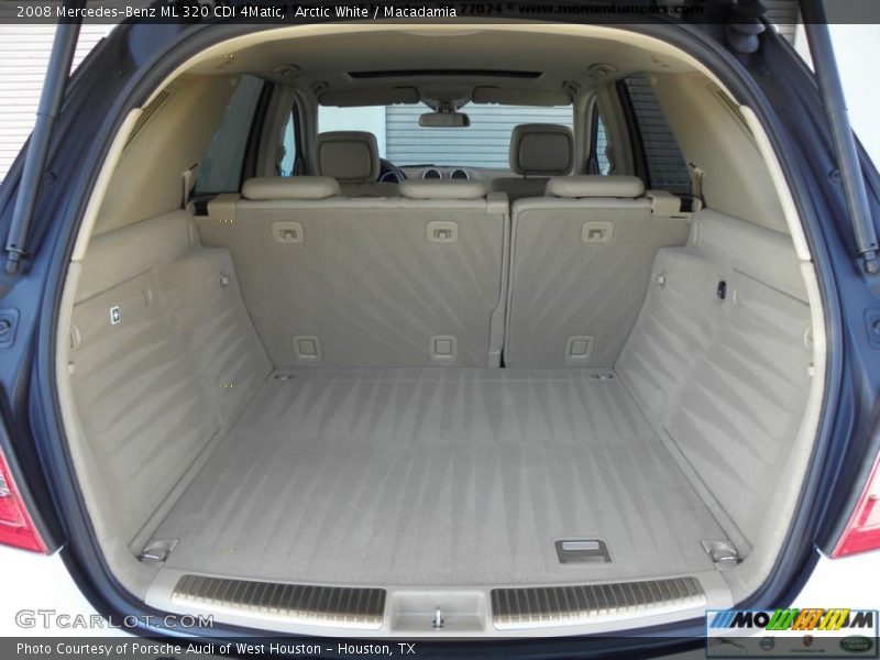 Arctic White / Macadamia 2008 Mercedes-Benz ML 320 CDI 4Matic