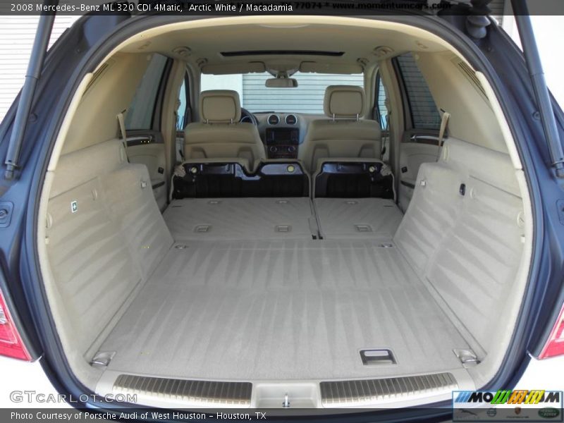 Arctic White / Macadamia 2008 Mercedes-Benz ML 320 CDI 4Matic