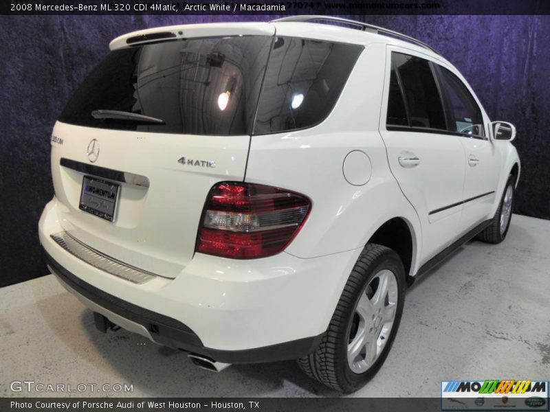 Arctic White / Macadamia 2008 Mercedes-Benz ML 320 CDI 4Matic