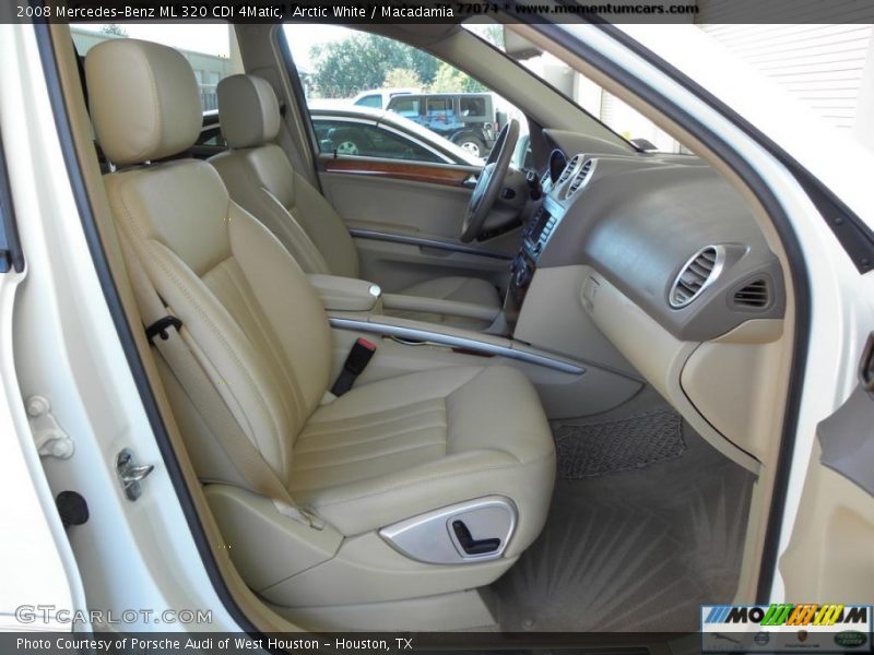 Arctic White / Macadamia 2008 Mercedes-Benz ML 320 CDI 4Matic