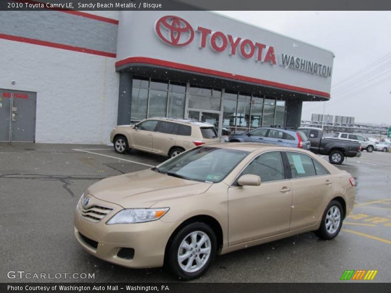 Sandy Beach Metallic / Bisque 2010 Toyota Camry LE