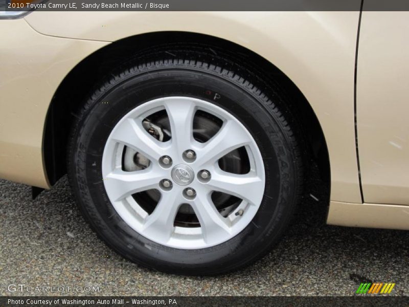 Sandy Beach Metallic / Bisque 2010 Toyota Camry LE