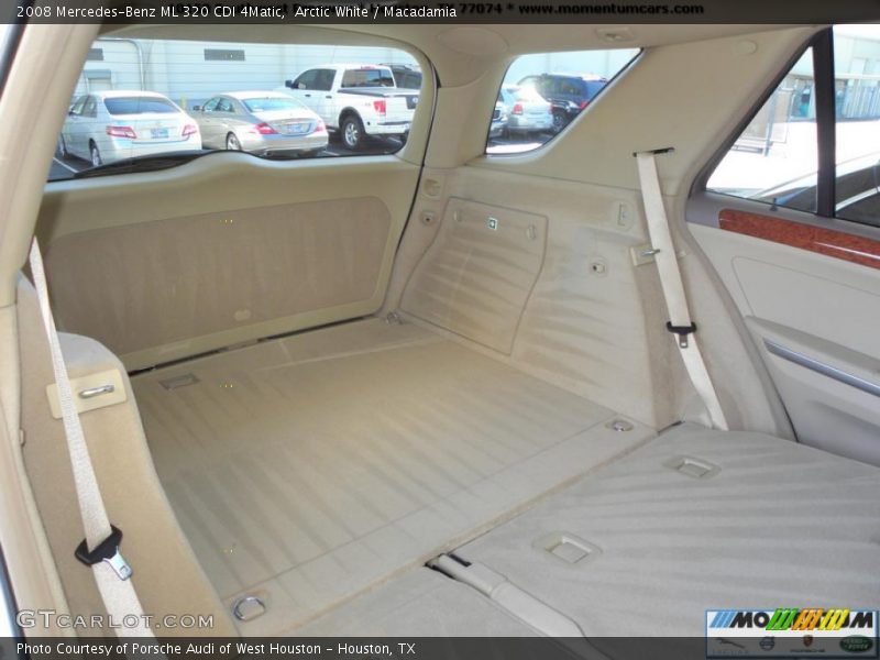 Arctic White / Macadamia 2008 Mercedes-Benz ML 320 CDI 4Matic