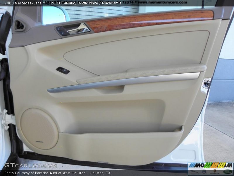 Arctic White / Macadamia 2008 Mercedes-Benz ML 320 CDI 4Matic