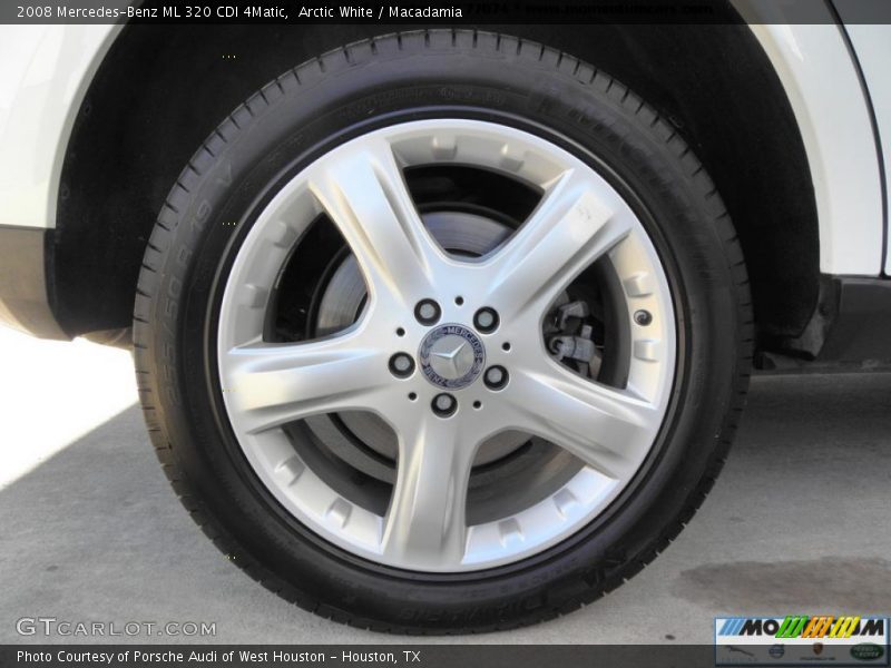 Arctic White / Macadamia 2008 Mercedes-Benz ML 320 CDI 4Matic