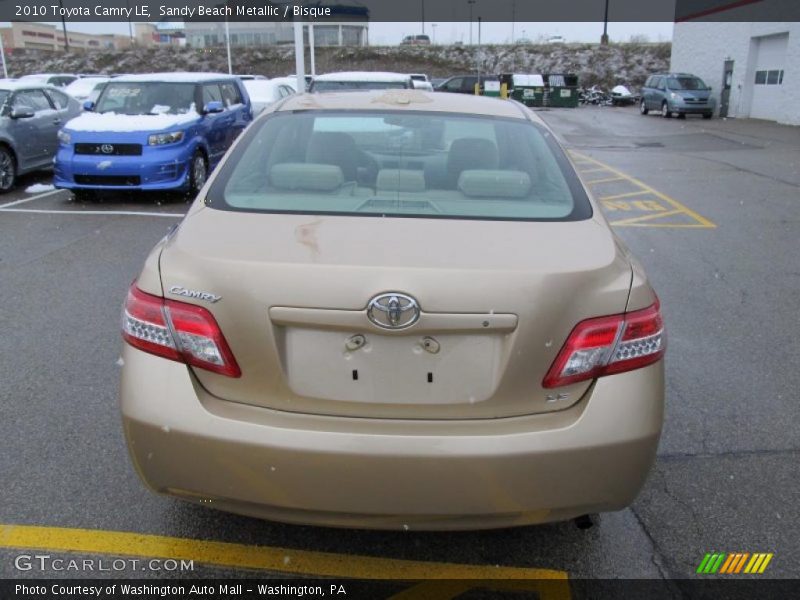 Sandy Beach Metallic / Bisque 2010 Toyota Camry LE