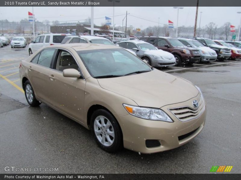 Sandy Beach Metallic / Bisque 2010 Toyota Camry LE