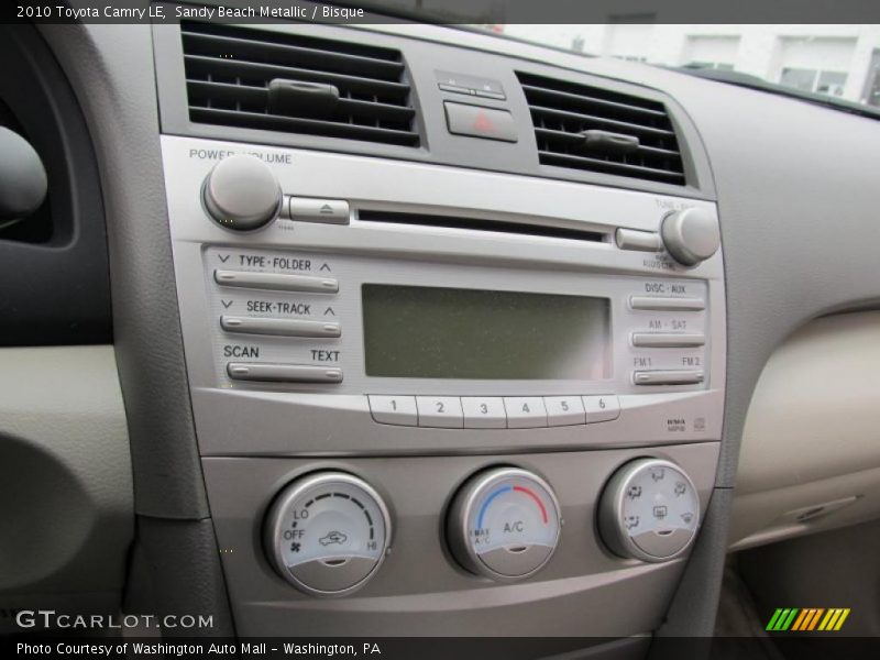Sandy Beach Metallic / Bisque 2010 Toyota Camry LE