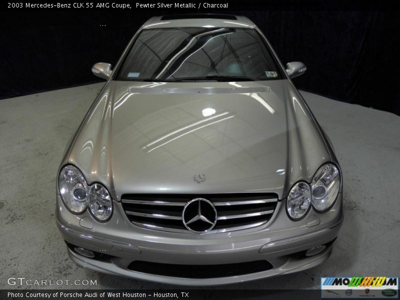 Pewter Silver Metallic / Charcoal 2003 Mercedes-Benz CLK 55 AMG Coupe
