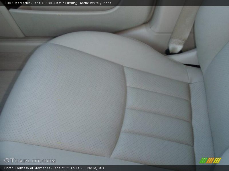Arctic White / Stone 2007 Mercedes-Benz C 280 4Matic Luxury