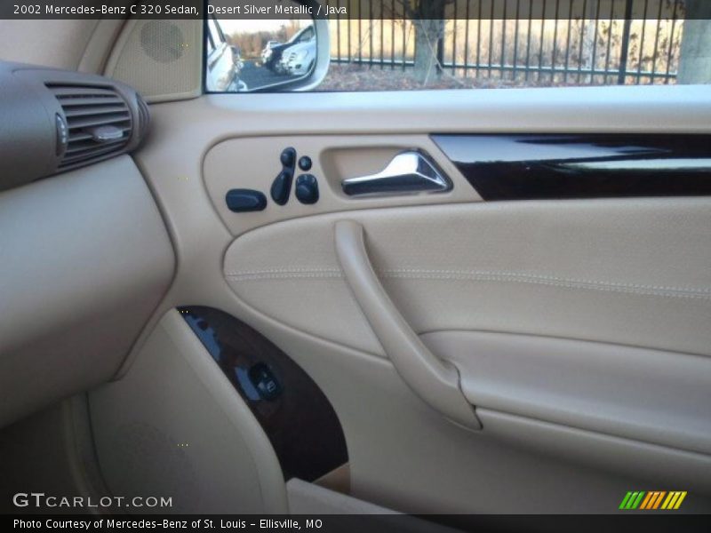 Desert Silver Metallic / Java 2002 Mercedes-Benz C 320 Sedan