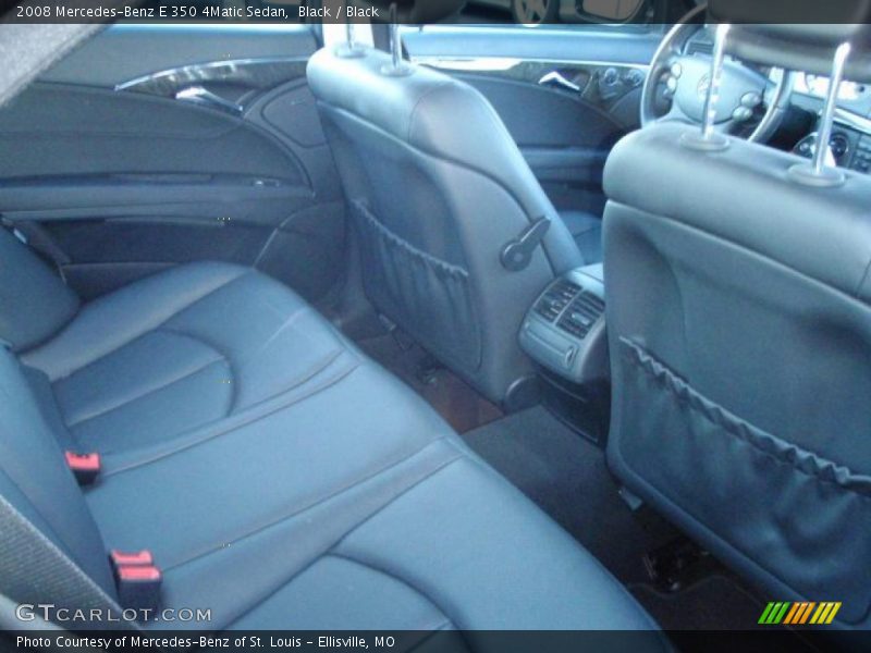 Black / Black 2008 Mercedes-Benz E 350 4Matic Sedan