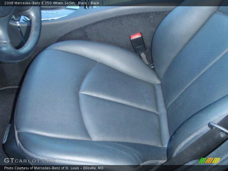 Black / Black 2008 Mercedes-Benz E 350 4Matic Sedan