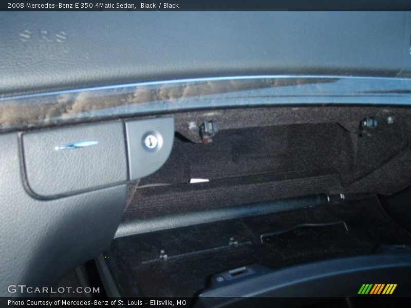 Black / Black 2008 Mercedes-Benz E 350 4Matic Sedan