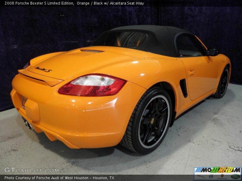 Orange / Black w/ Alcantara Seat Inlay 2008 Porsche Boxster S Limited Edition