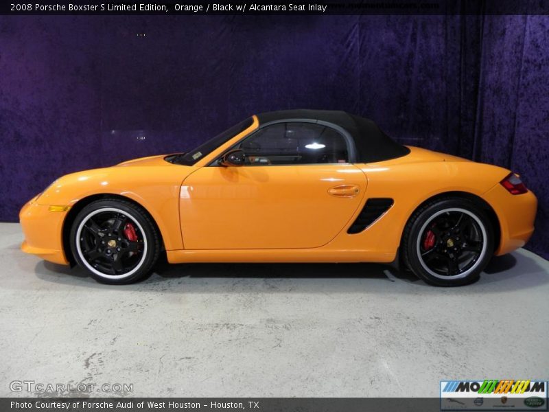 Orange / Black w/ Alcantara Seat Inlay 2008 Porsche Boxster S Limited Edition
