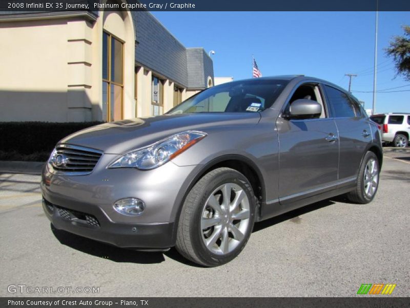 Platinum Graphite Gray / Graphite 2008 Infiniti EX 35 Journey