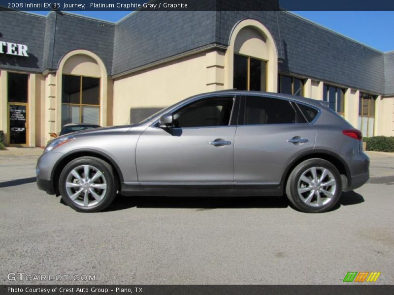 Platinum Graphite Gray / Graphite 2008 Infiniti EX 35 Journey