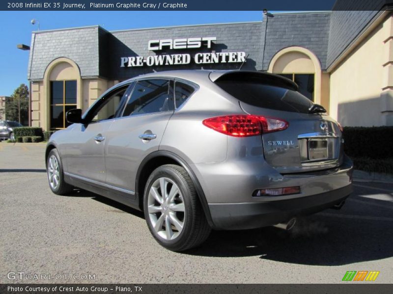 Platinum Graphite Gray / Graphite 2008 Infiniti EX 35 Journey