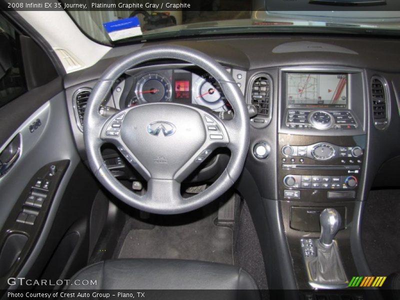 Platinum Graphite Gray / Graphite 2008 Infiniti EX 35 Journey