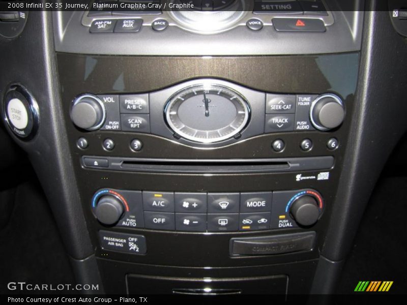 Platinum Graphite Gray / Graphite 2008 Infiniti EX 35 Journey