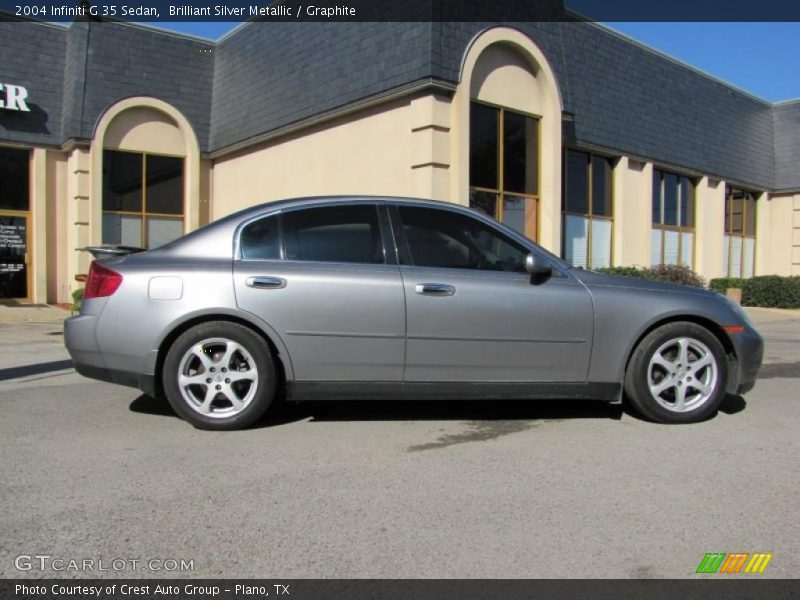 Brilliant Silver Metallic / Graphite 2004 Infiniti G 35 Sedan