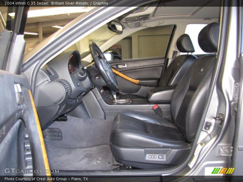 Brilliant Silver Metallic / Graphite 2004 Infiniti G 35 Sedan