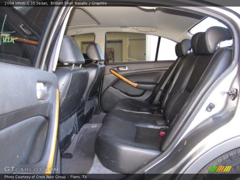 Brilliant Silver Metallic / Graphite 2004 Infiniti G 35 Sedan