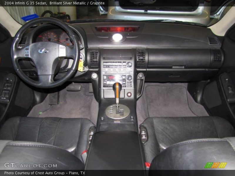Brilliant Silver Metallic / Graphite 2004 Infiniti G 35 Sedan